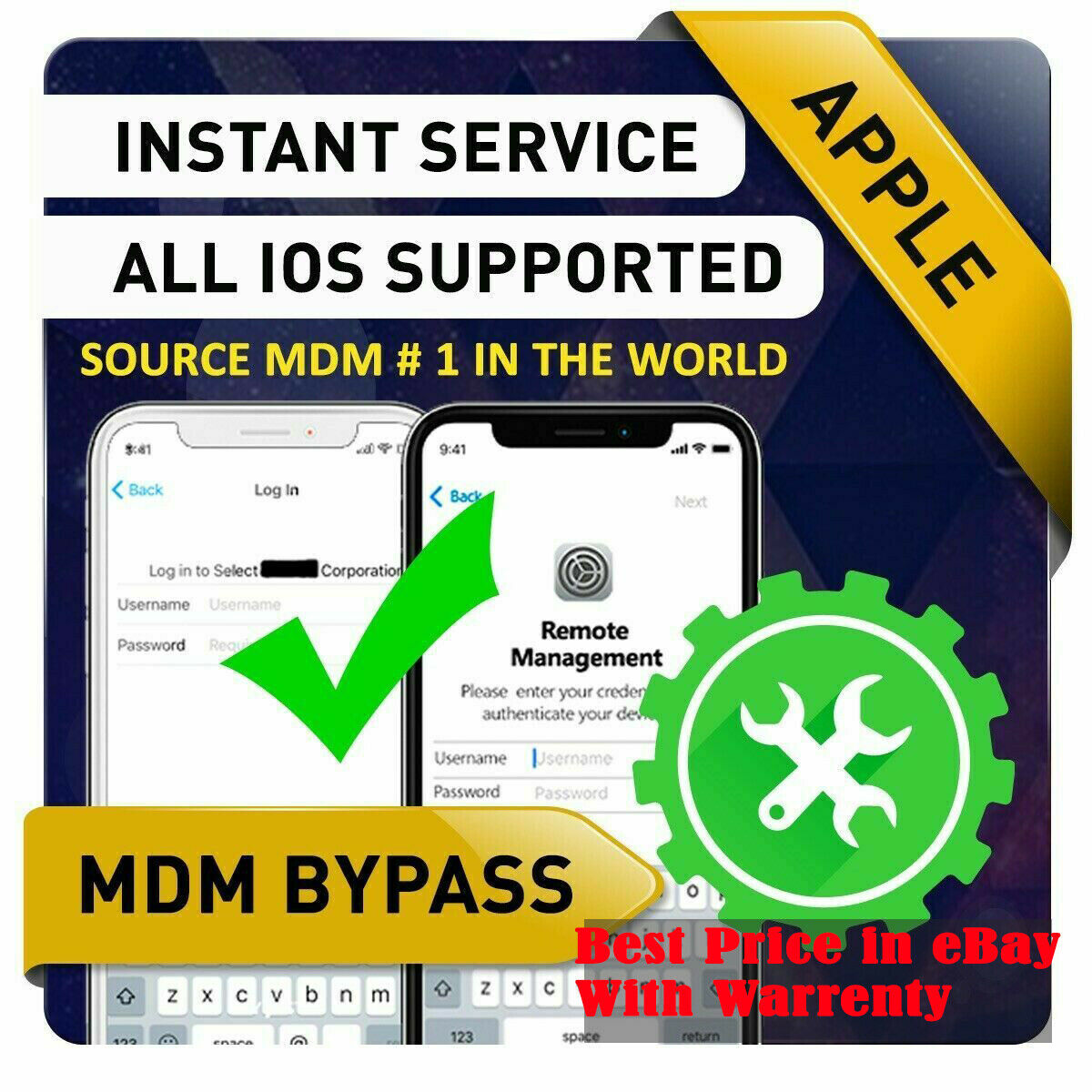 🔥 Upto Ios 14.5 Apple Iphone Mdm Bypass, Remove Remote Profile - Instant 🔥