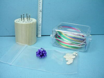 Miniature Ribbon (6 Colors 1yd Ea) Sticks To Self When Moistened&mini Bow Maker