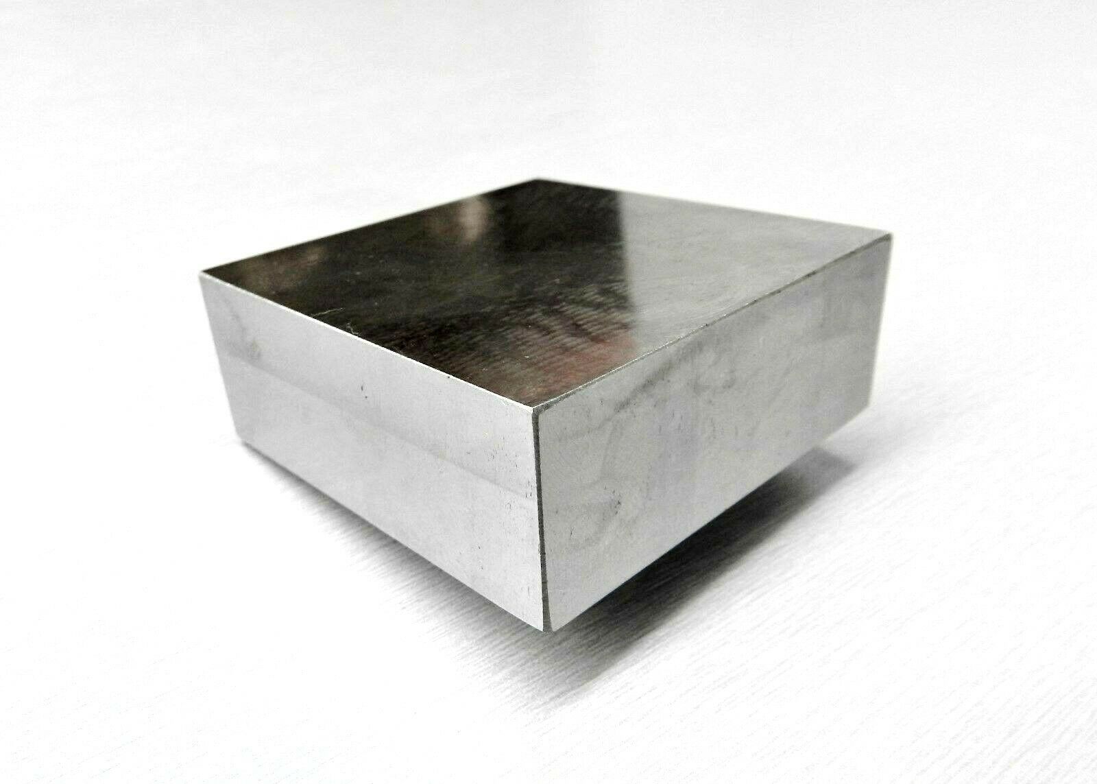 Steel Block Jewelers Steel Bench Block Metal Working Anvil 2.5" Sq. X 1" Thick