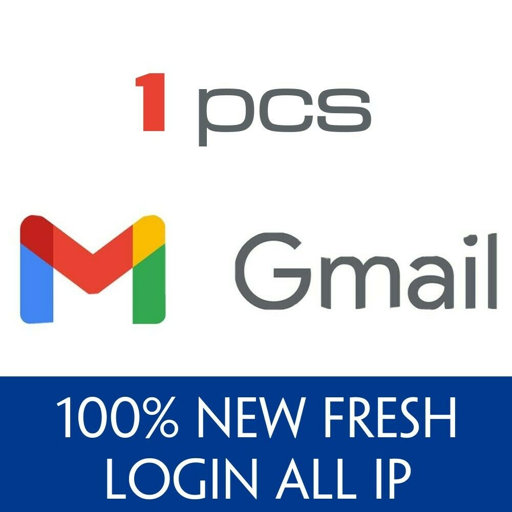 1 New Gmail Google Accounts - Verified And Guarantee - New Fresh - Fast
